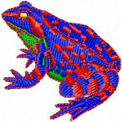 Frogs Embroidery Design 7 Frogs Embroidery Design 7